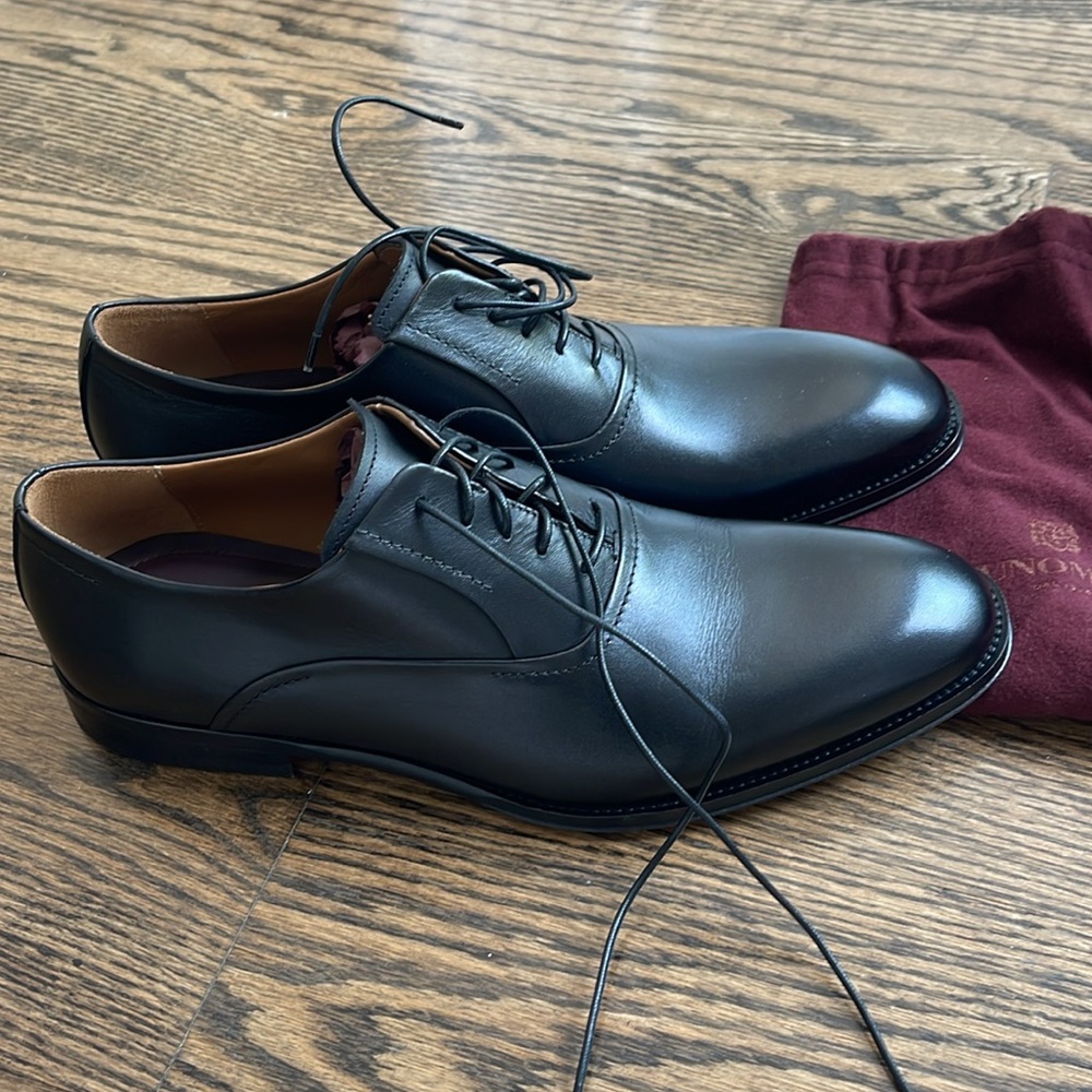 Brunomagli Dino Black Men’s Dress Shoes